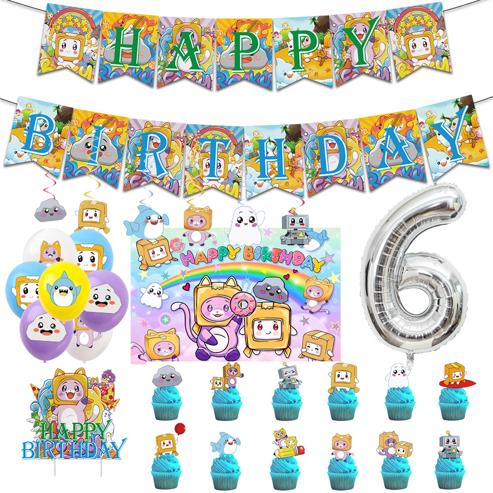 Photography Game - Lankyboxs Cartoon Game Theme Birthday Party,