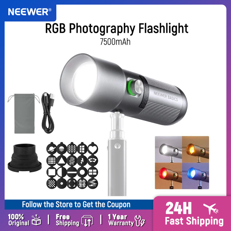 Strobe Light Studio - Lanterna fotográfica LED NEEWER BASICS FL10