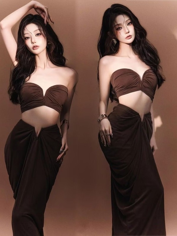 Photography Young - Conjunto de Vestido de Madrinha Elegante
