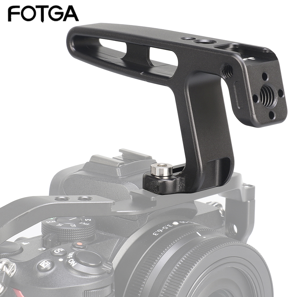 FOTGA-Mini Top Handle com Cold - Camera Cold Shoe avaliação e preço