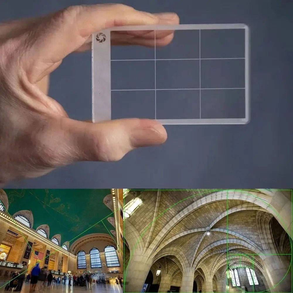 Limpar Viewfinder Régua para F - Photography Golden Ratio avaliação e preço