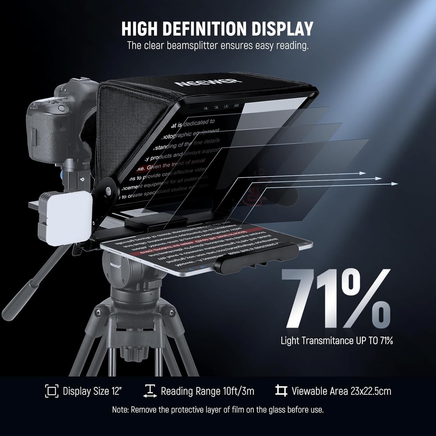 Teleprompter para Tablets iPad - Camera Cold Shoe avaliação e preço