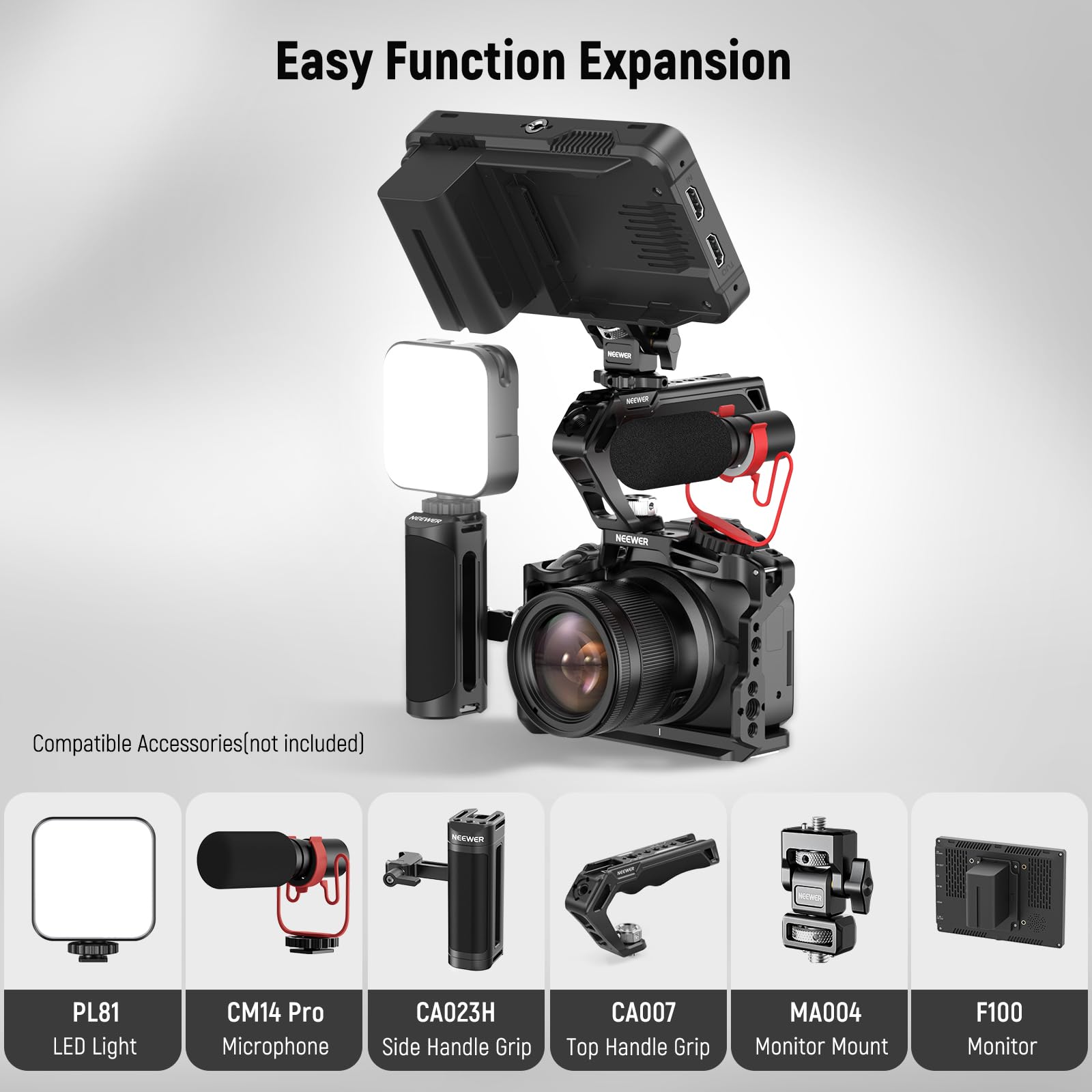 Gaiola de câmera NEEWER R50 co - Photography Zone System avaliação e preço