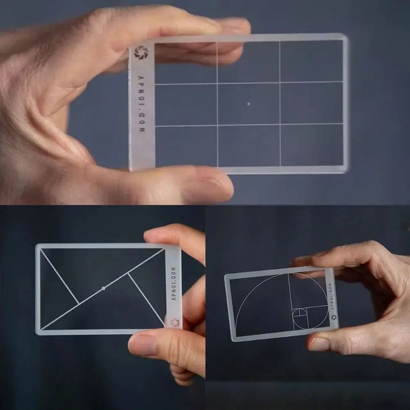 Régua de visor, proporção dour - Photography Golden Ratio avaliação e preço