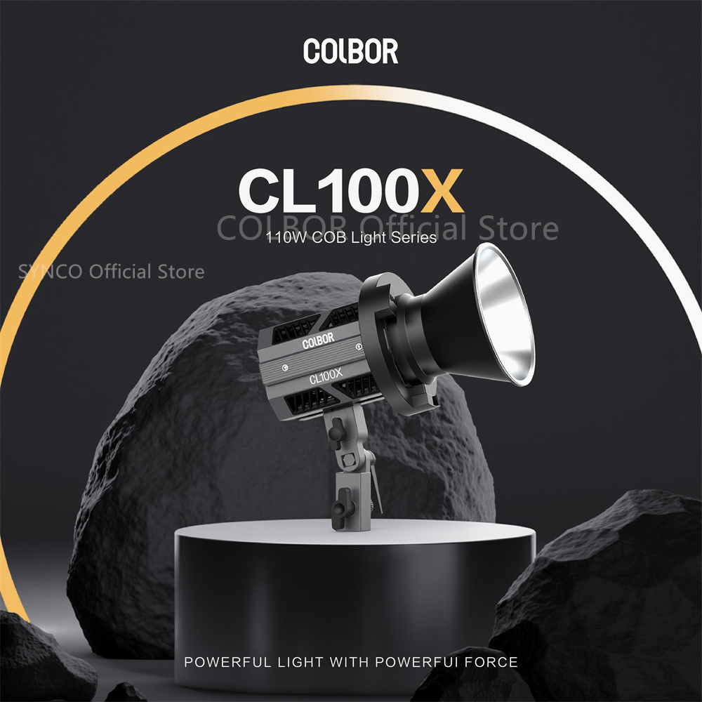 COLBOR-CL100X COB LED Light, V - Strobe Light Studio avaliação e preço