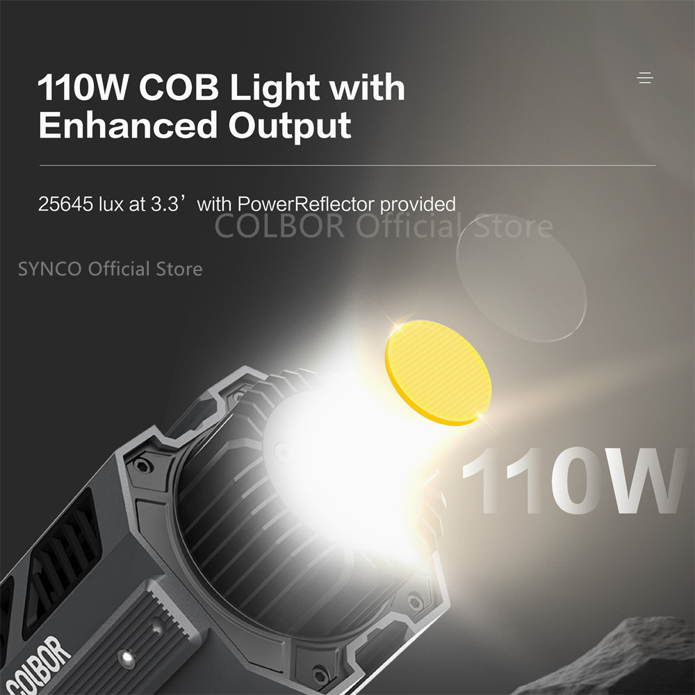 COLBOR-CL100X COB LED Light, V - Strobe Light Studio avaliação e preço
