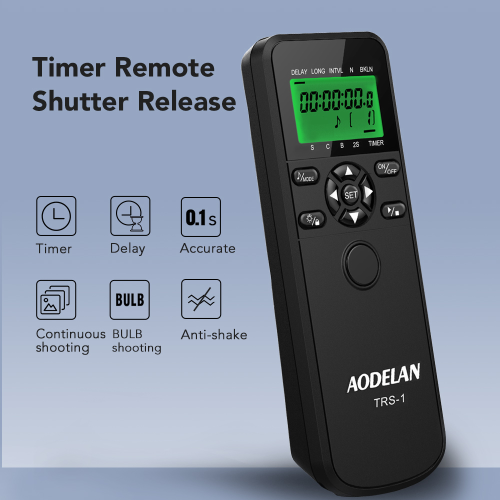AODELAN TRS-1 Temporizador Int - Timelapse Controller avaliação e preço