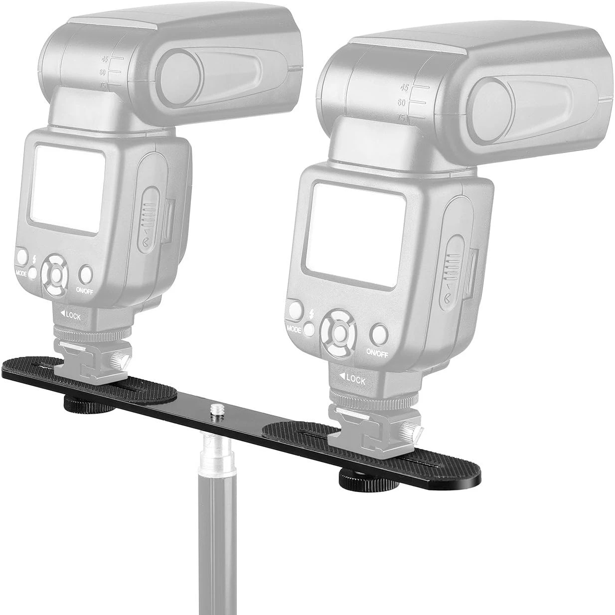 Suporte de Flash Duplo em Liga - Hot Shoe Adapter avaliação e preço