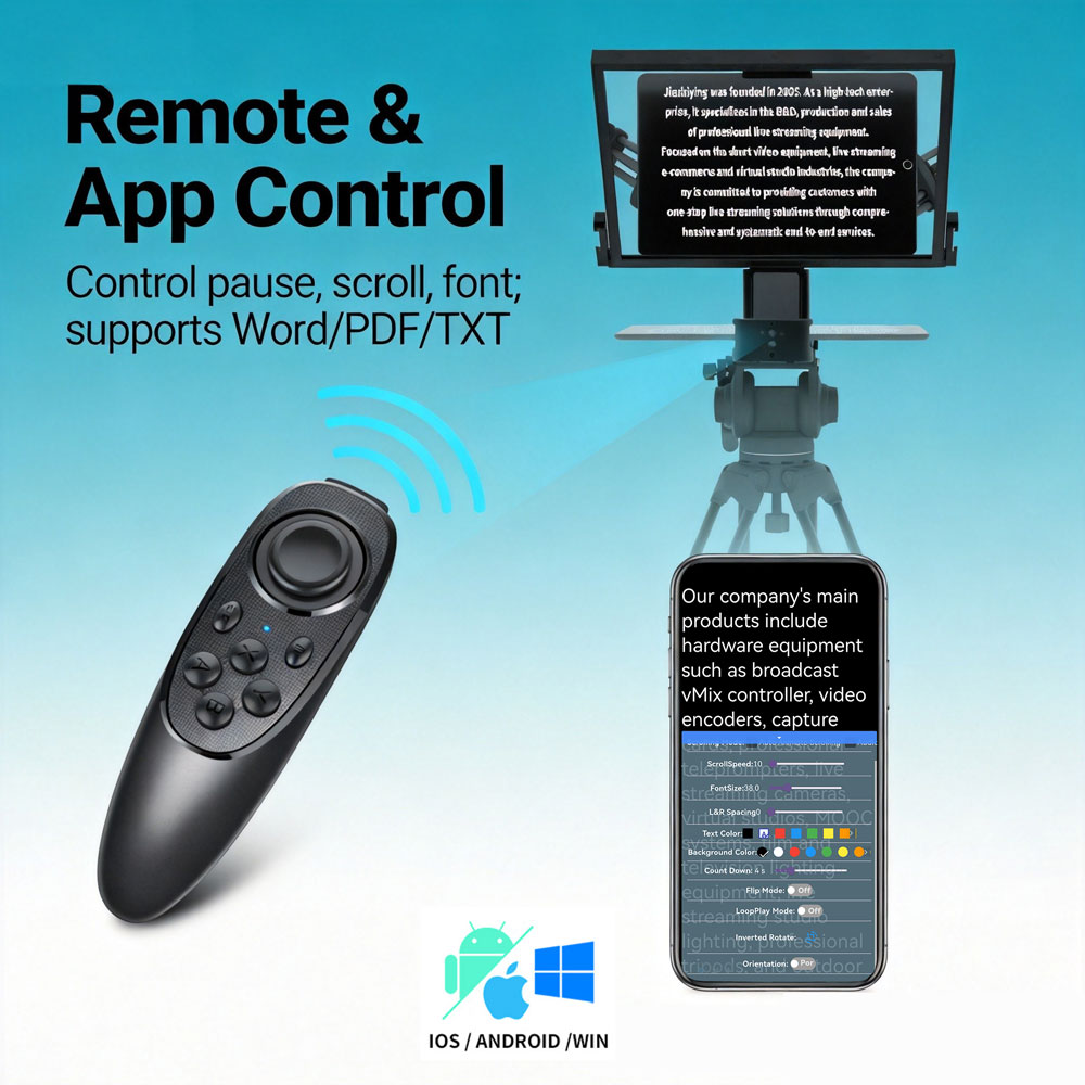 Teleprompter profissional YXTC - Camera Cold Shoe avaliação e preço