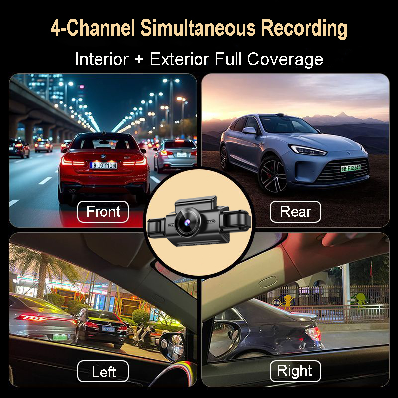 4k 4ch carro escondido dvr com - Timelapse Controller avaliação e preço