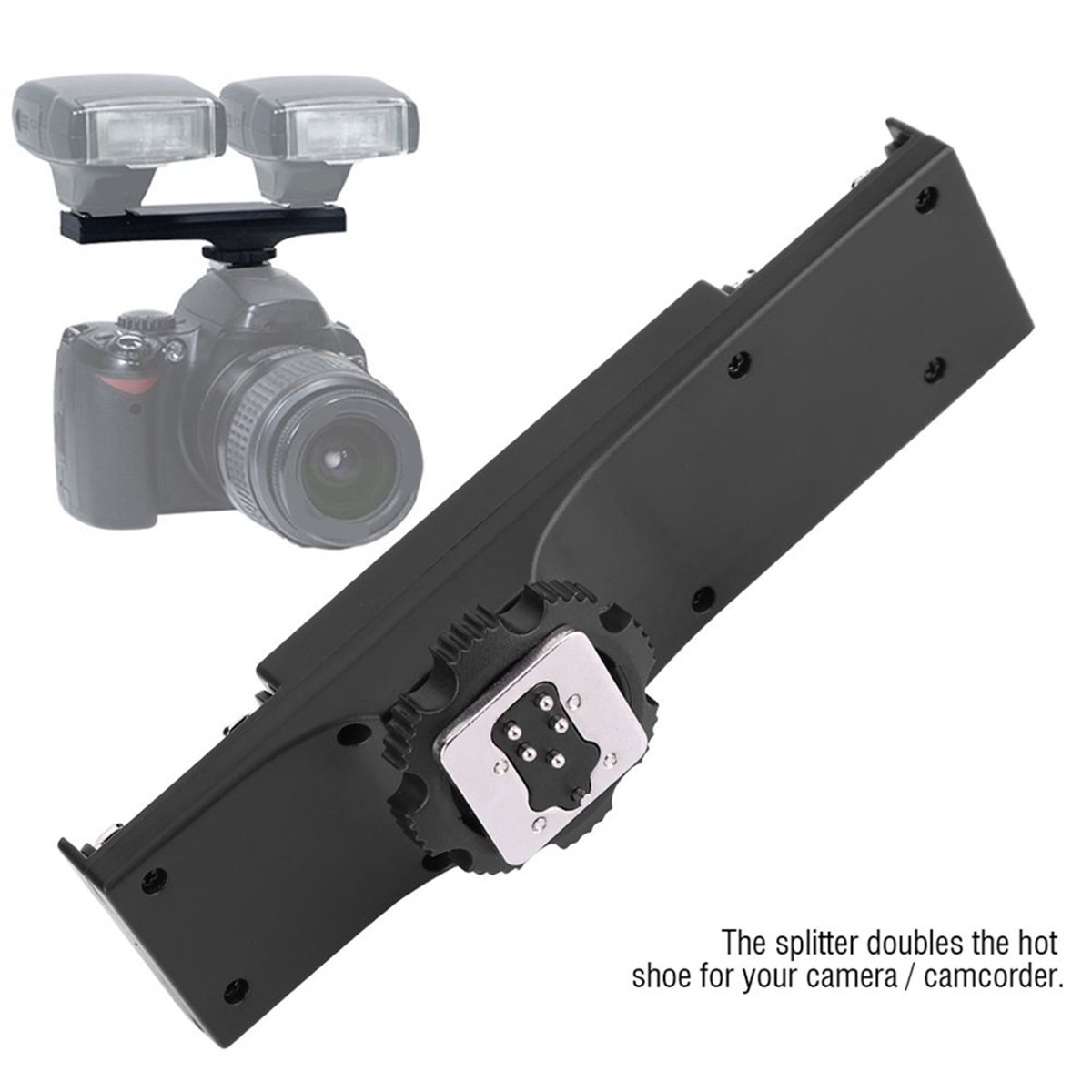 Adaptador Divisor de Sapata Qu - Camera Cold Shoe avaliação e preço