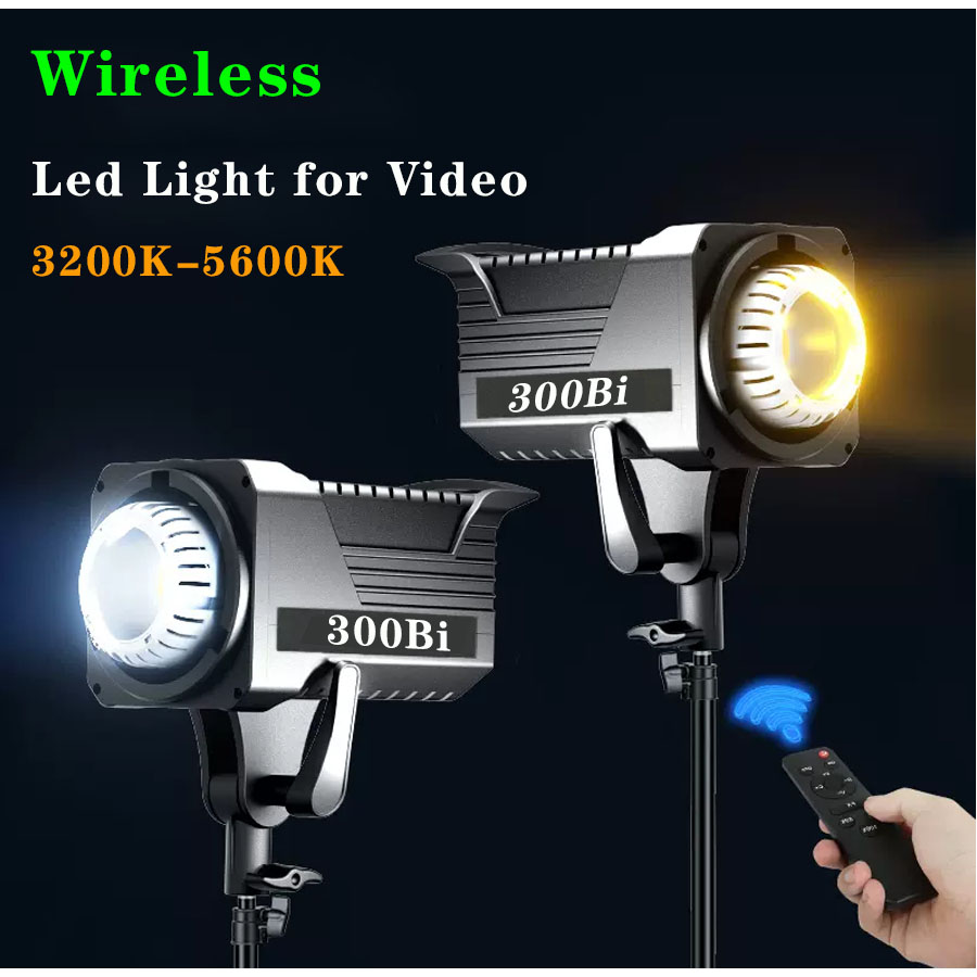 Luz de vídeo Bi LED de 300 W c - Strobe Light Studio avaliação e preço