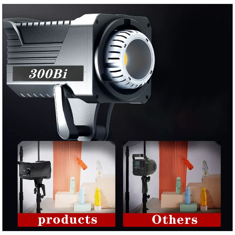 Luz de vídeo Bi LED de 300 W c - Strobe Light Studio avaliação e preço