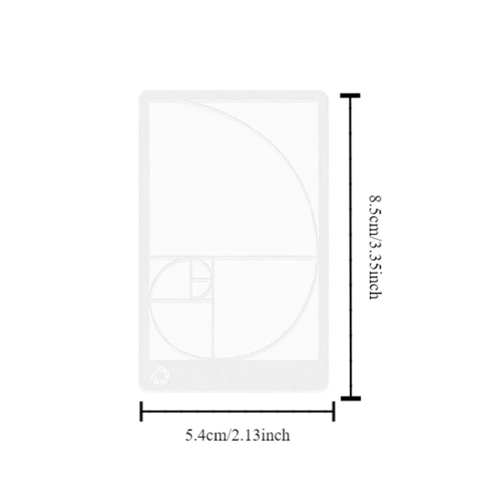 Régua visor transparente para  - Photography Golden Ratio avaliação e preço